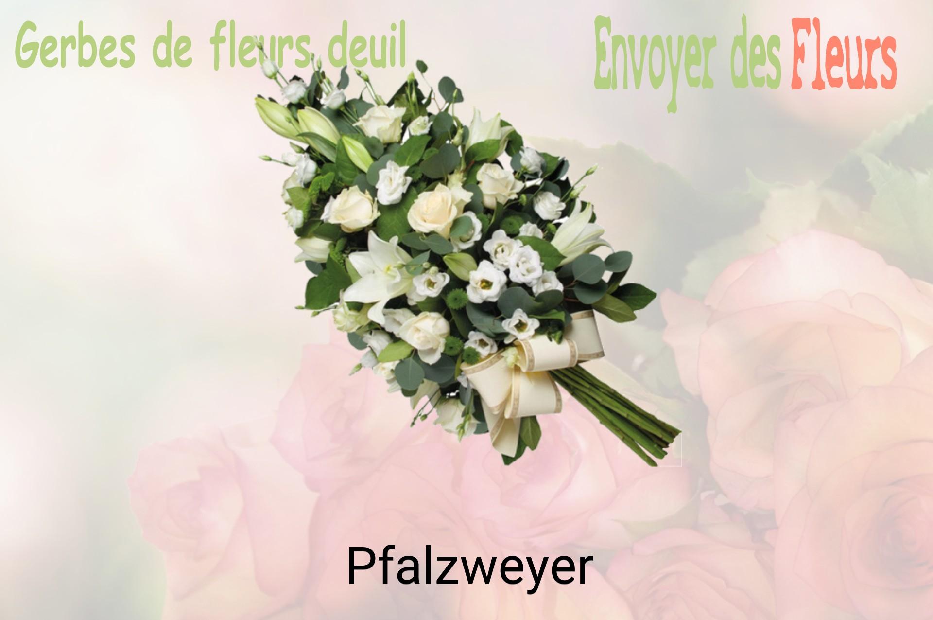 Gerbe de fleurs de deuil livrée à Pfalzweyer